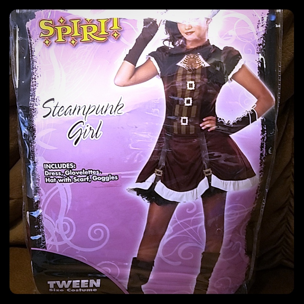 STEAMPUNK teen costume. EUC